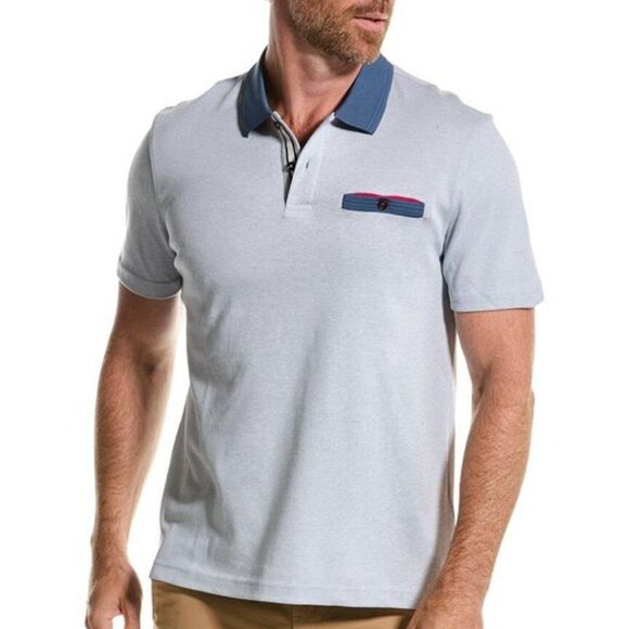 NWT Ted Baker London Men's Rancho Polo Shirt Sz 6 - Picture 1 of 5